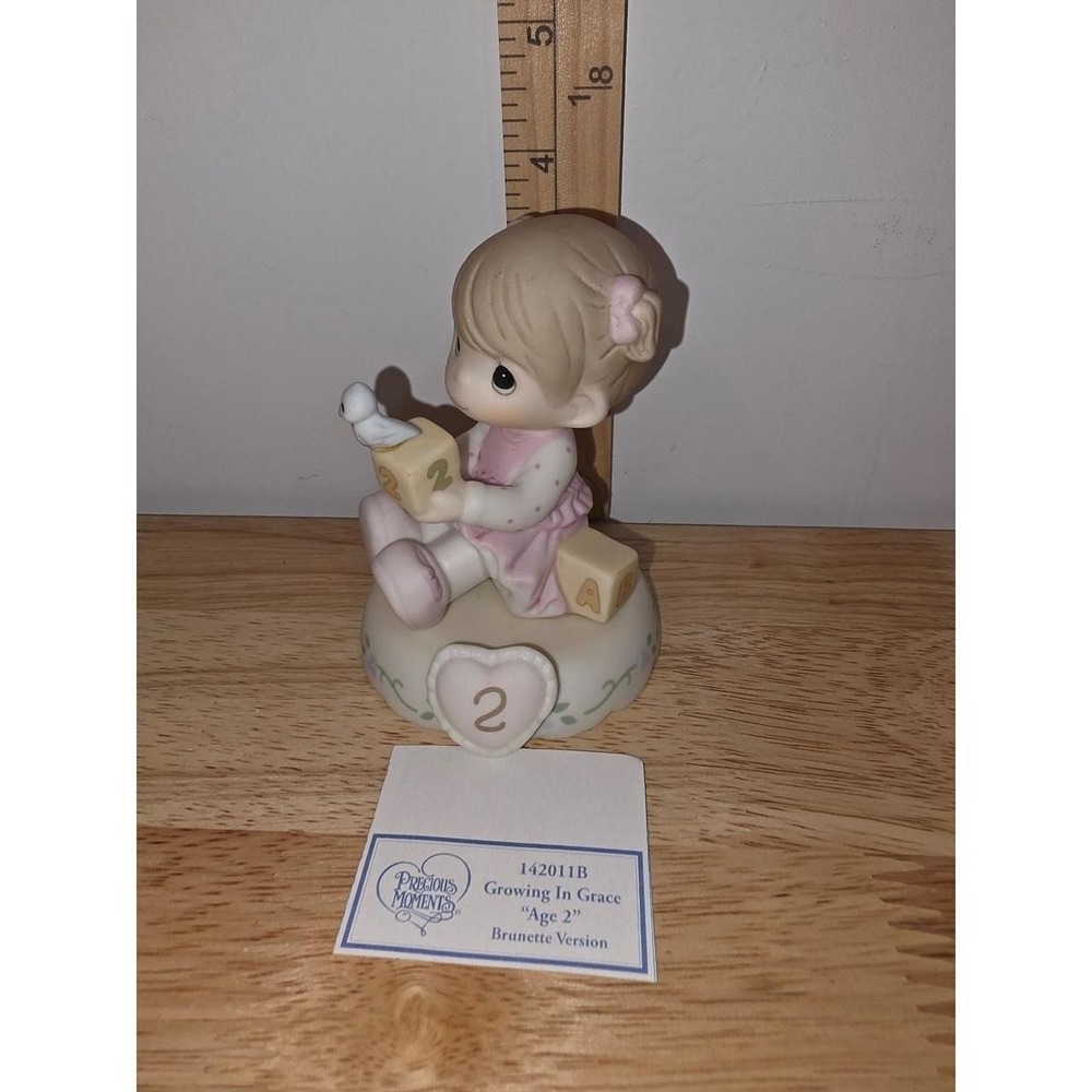 Precious Moments Growing In Grace "Age 2" Brunette Figurine